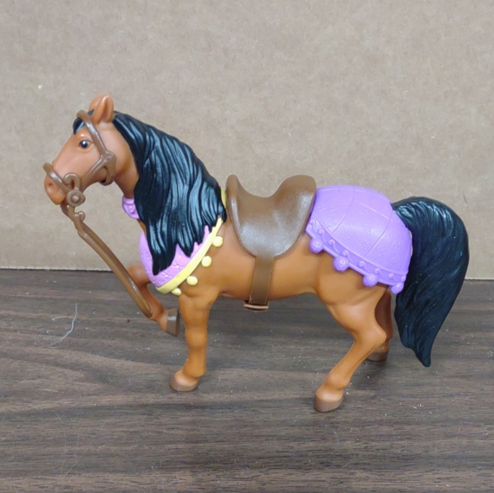 Disney Esmeralda's Brown Gypsy 6.5" Horse Action Figure Hunchback Of Notre Dame